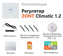 ZONT Climatic 1.2 Погодозависимый автоматический GSM / Wi-Fi регулятор (1 ГВС + 2 прямых/смесительных) с доставкой в Иркутск